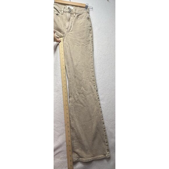 Pacsun Jeans Women's High Rise Bootcut Stretch Light Wash Denim Beige Sz 22 - Picture 10 of 11